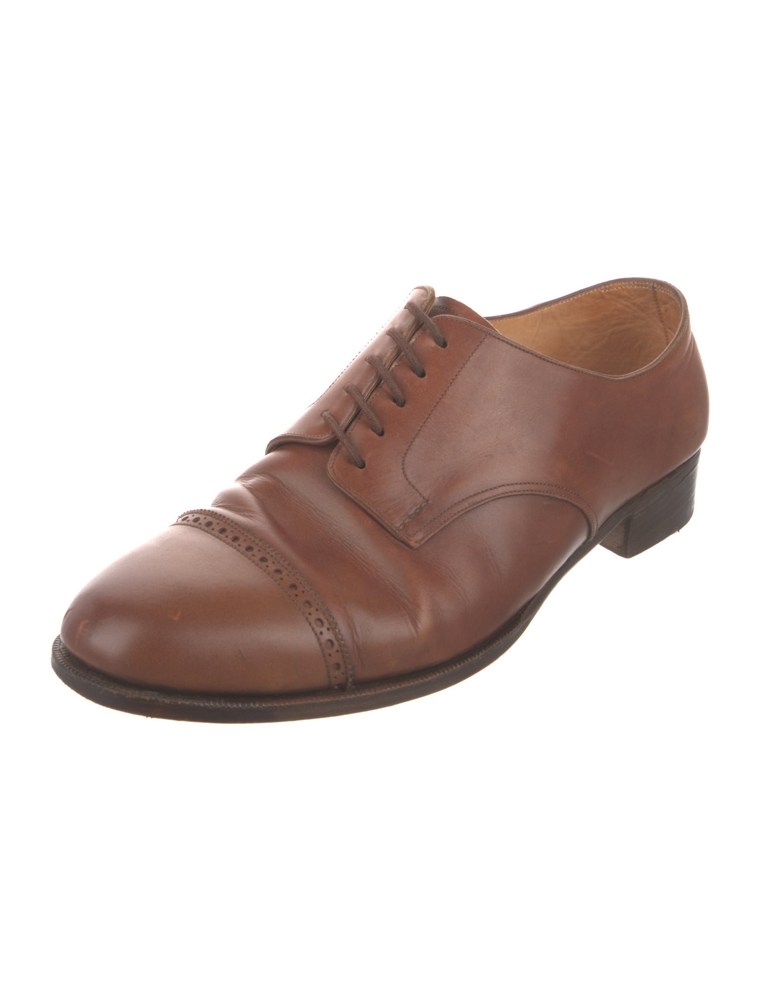 John Lobb Leather Derby Shoes