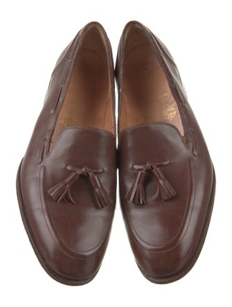 John Lobb Leather Dress Loafers