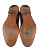 John Lobb Leather Tassel Accents Dress Loafers