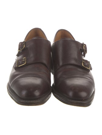 John Lobb Leather Monk Straps