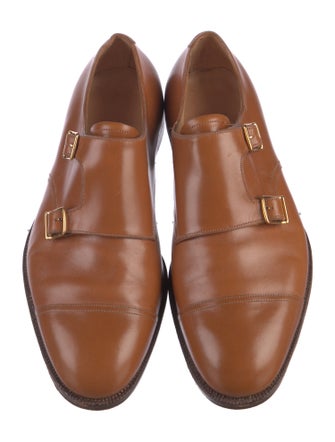John Lobb Leather Monk Straps