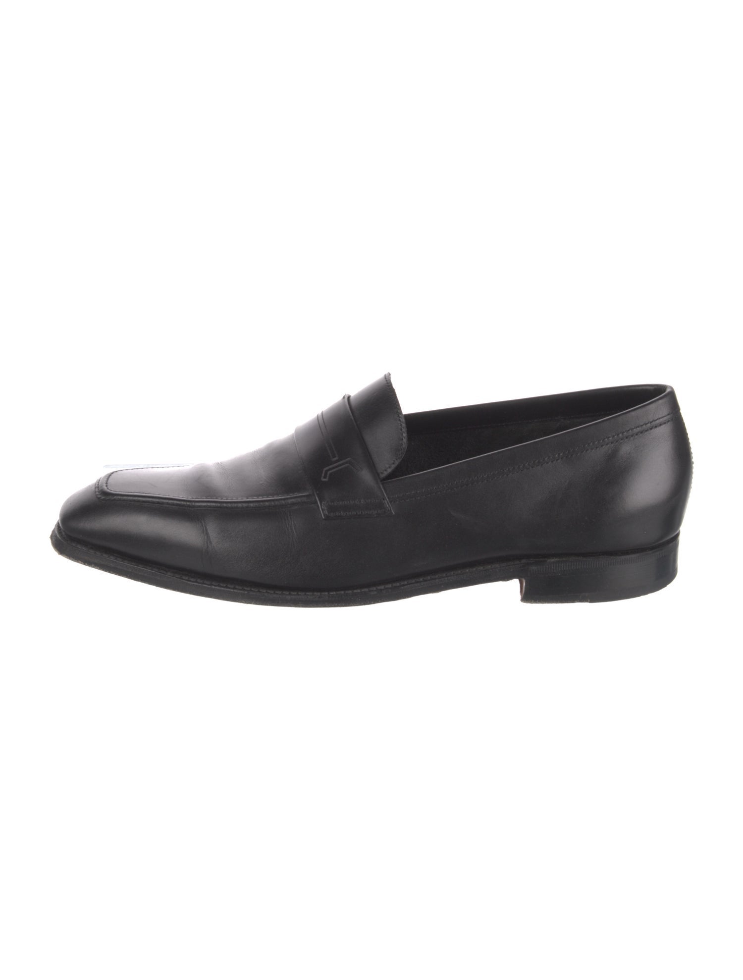 John Lobb Leather Dress Loafers