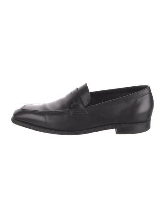 John Lobb Leather Dress Loafers