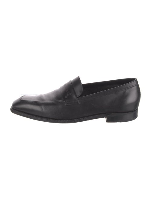 John Lobb Leather Dress Loafers