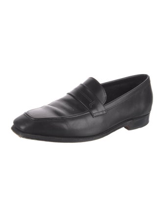 John Lobb Leather Dress Loafers