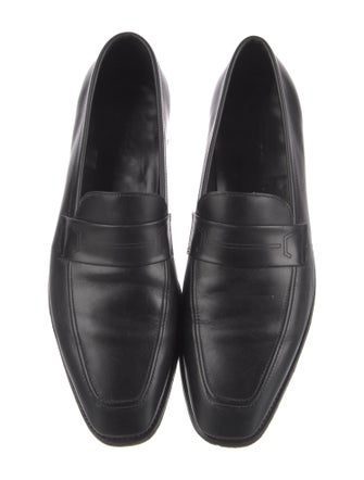 John Lobb Leather Dress Loafers