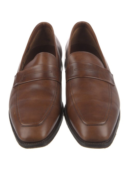 John Lobb Leather Dress Loafers