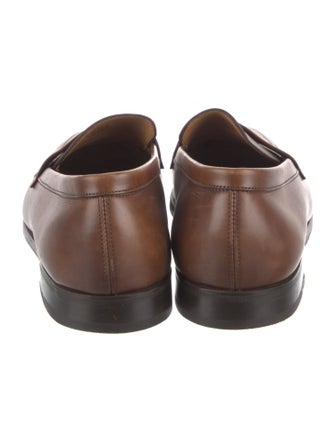 John Lobb Leather Dress Loafers