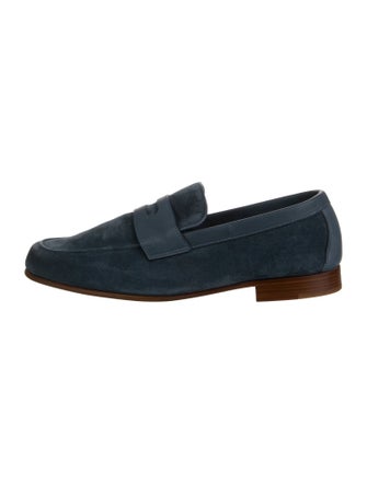 John Lobb Suede Loafers