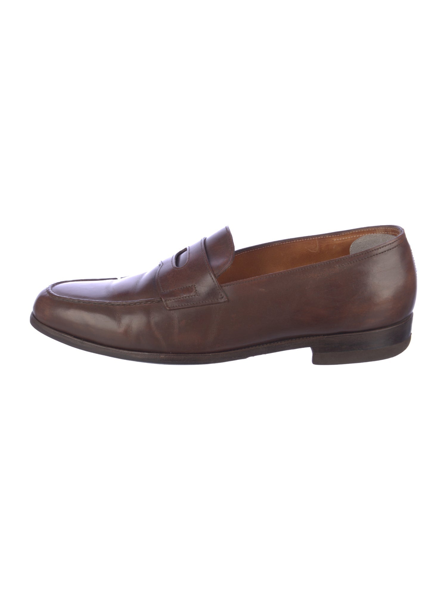 John Lobb Leather Dress Loafers