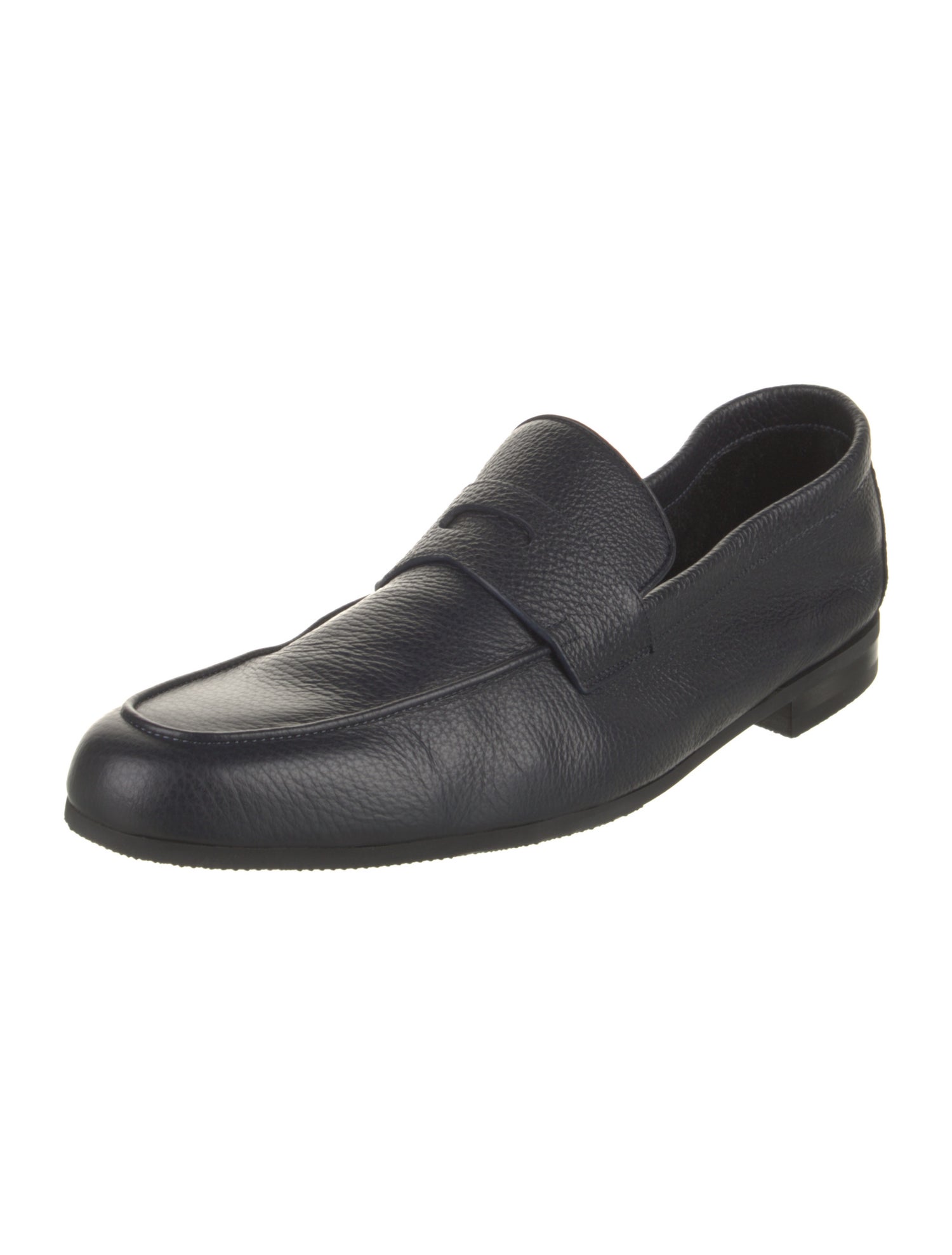 John Lobb Leather Dress Loafers