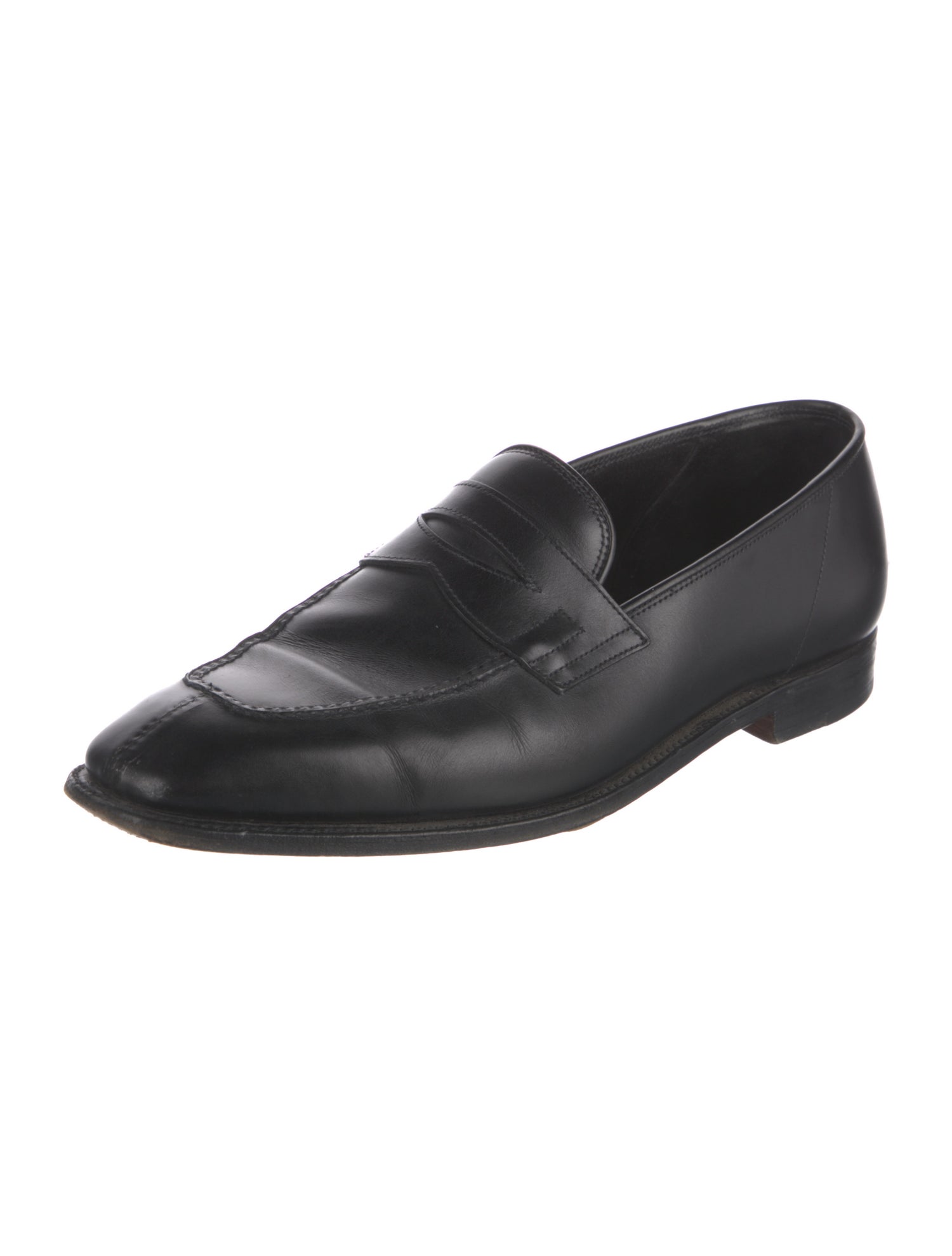 John Lobb Leather Dress Loafers