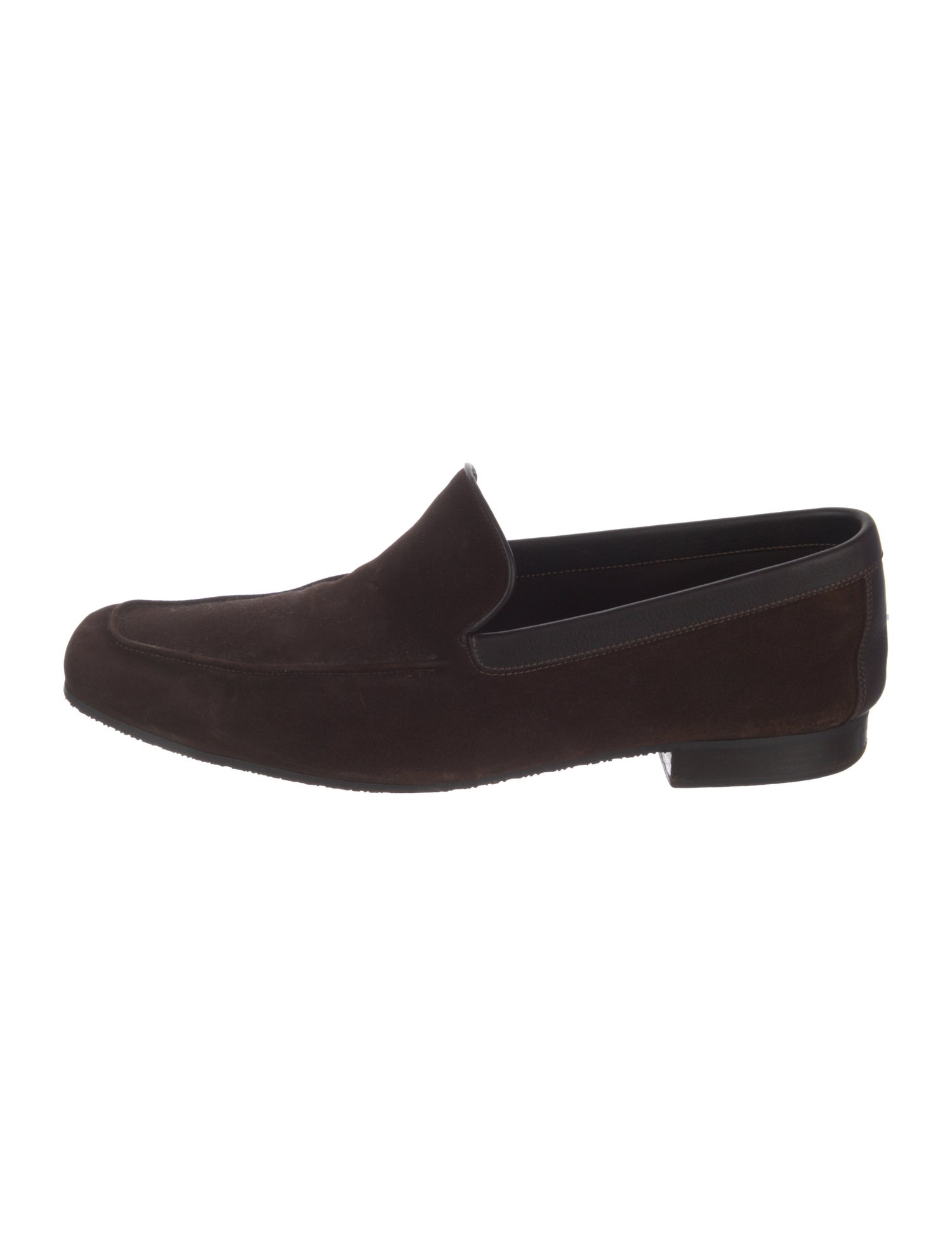 John Lobb Suede Dress Loafers