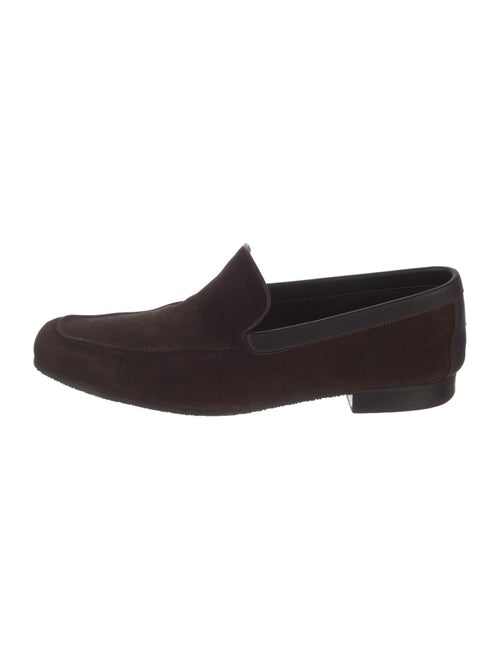 John Lobb Suede Dress Loafers