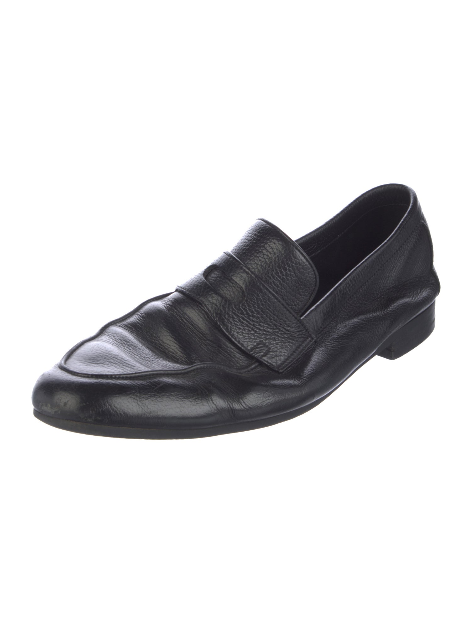 John Lobb Leather Dress Loafers