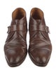 John Lobb Leather Monk Straps