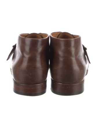 John Lobb Leather Monk Straps