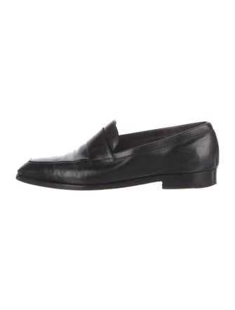 John Lobb Leather Dress Loafers