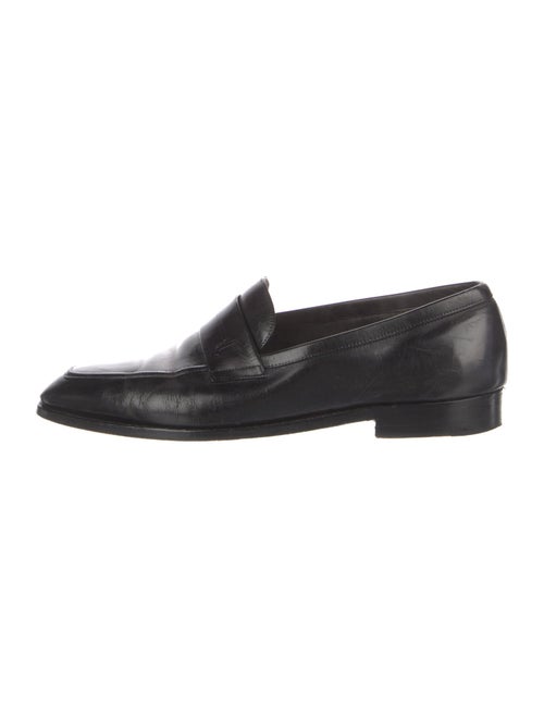 John Lobb Leather Dress Loafers