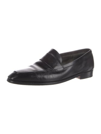 John Lobb Leather Dress Loafers