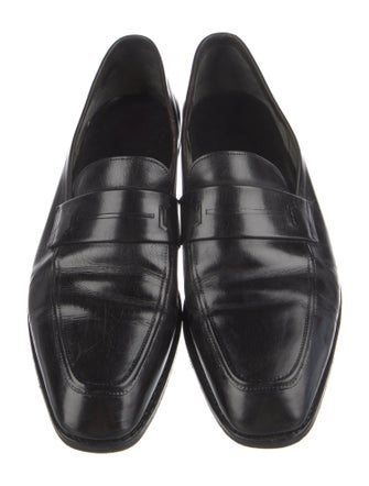 John Lobb Leather Dress Loafers