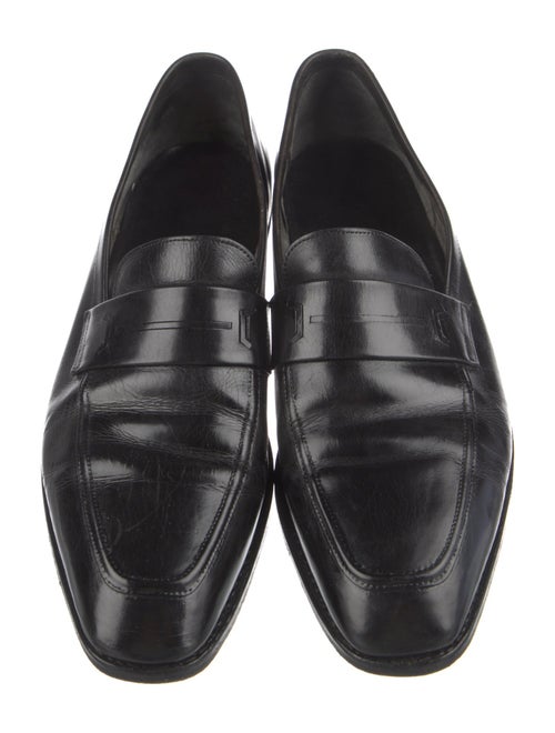 John Lobb Leather Dress Loafers