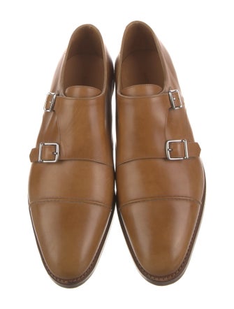 John Lobb Leather Monk Straps