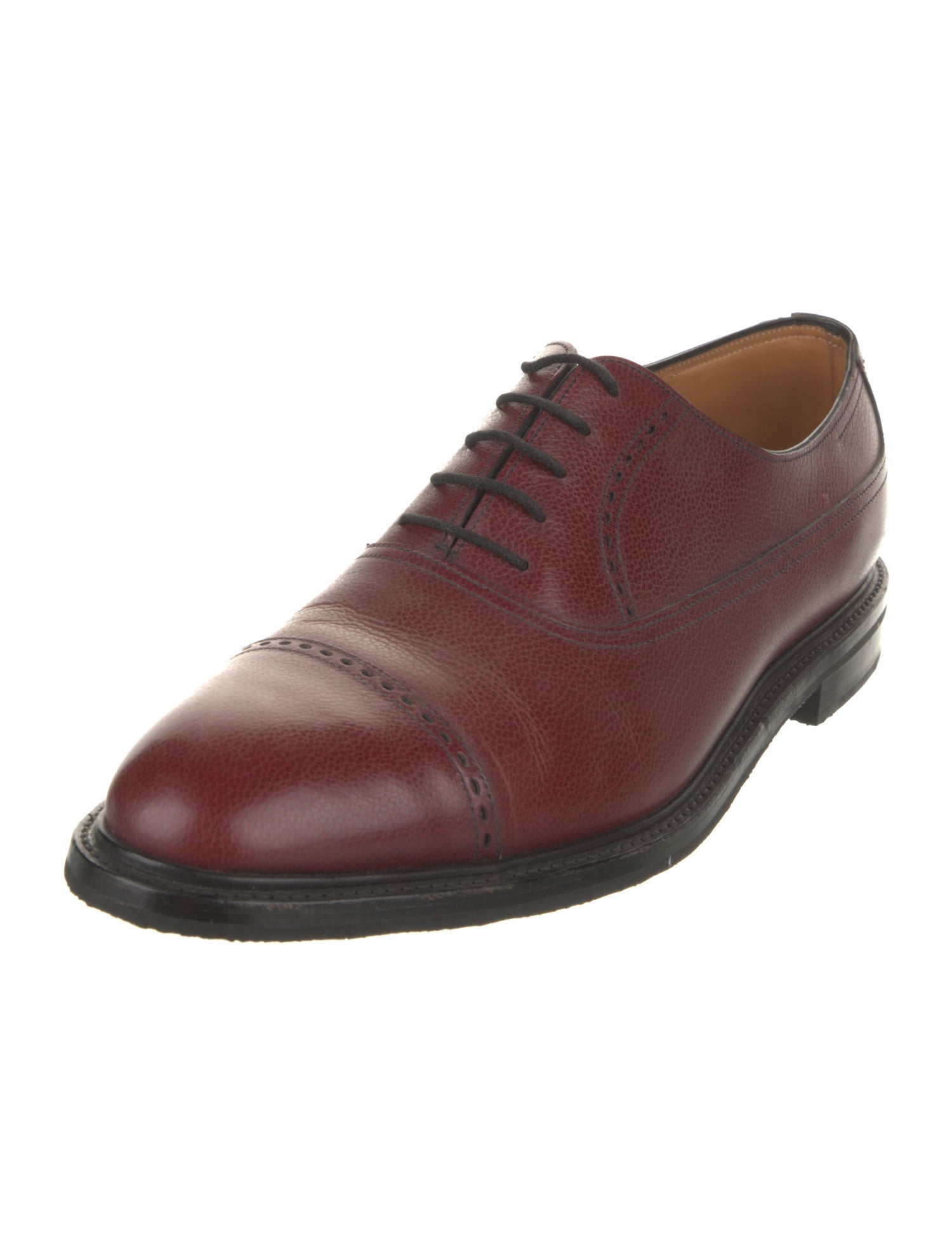 John Lobb Leather Lasercut Accents Oxfords