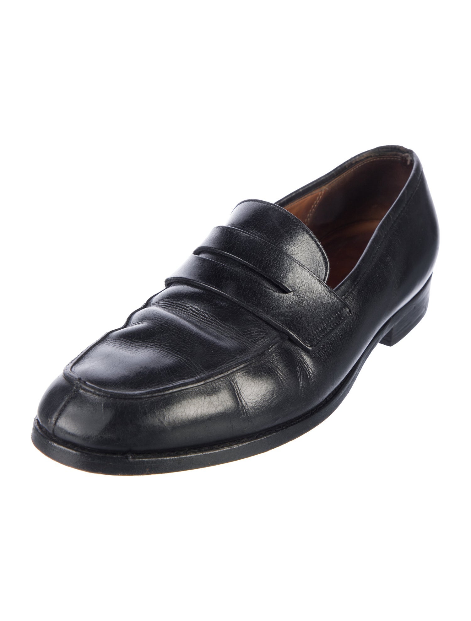 John Lobb Leather Dress Loafers