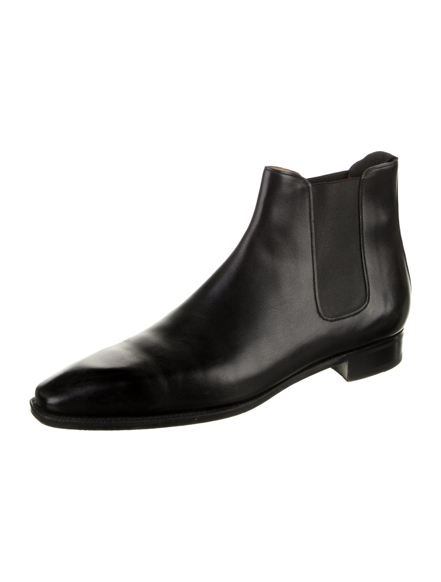 John Lobb Leather Chelsea Boots