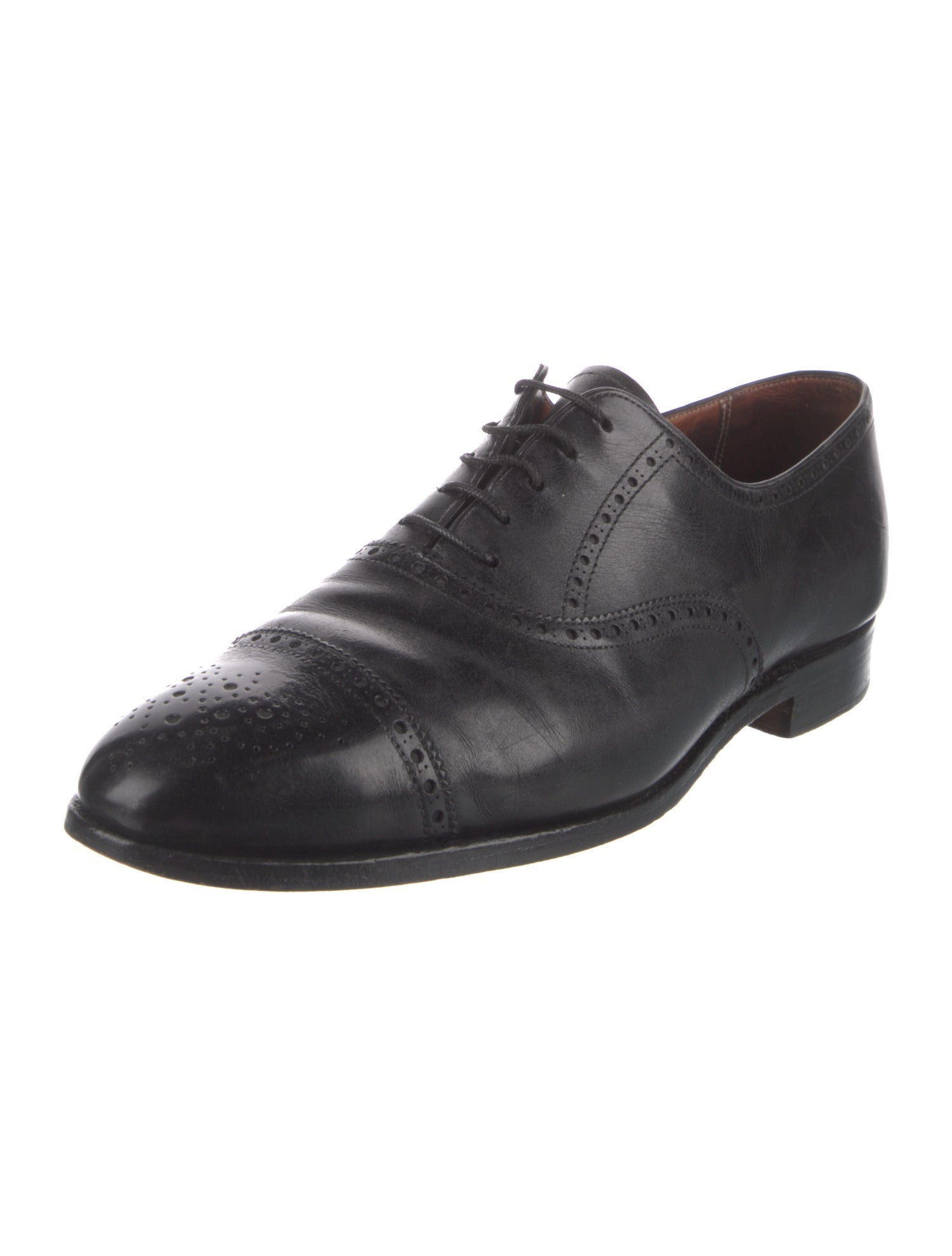 John Lobb Leather Lasercut Accents Brogues