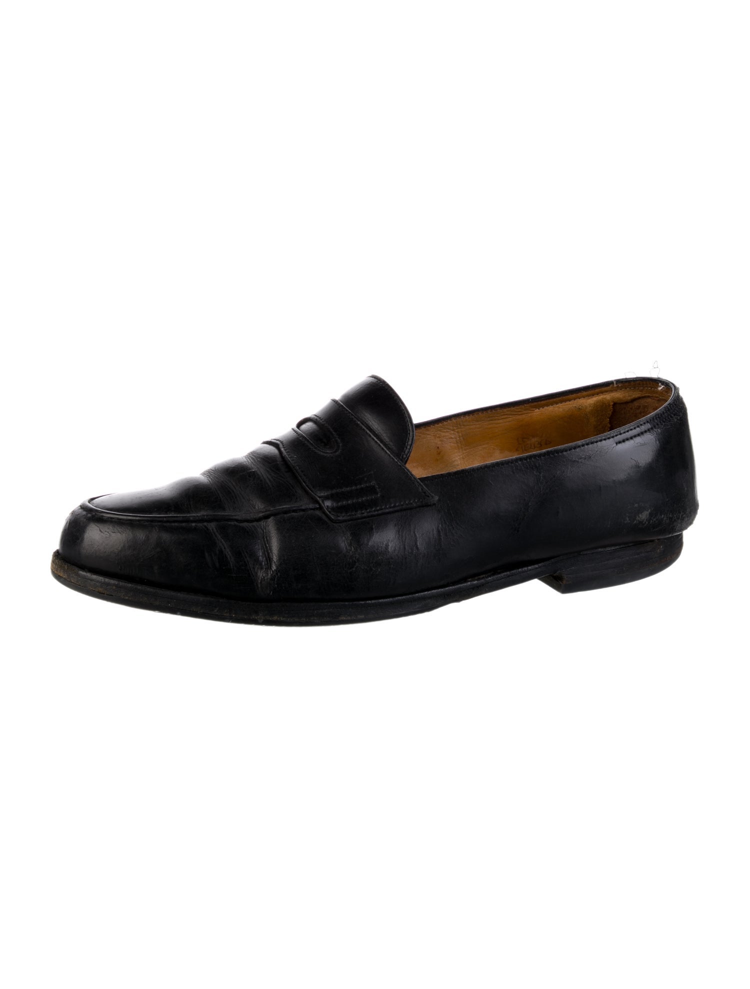 John Lobb Leather Loafers