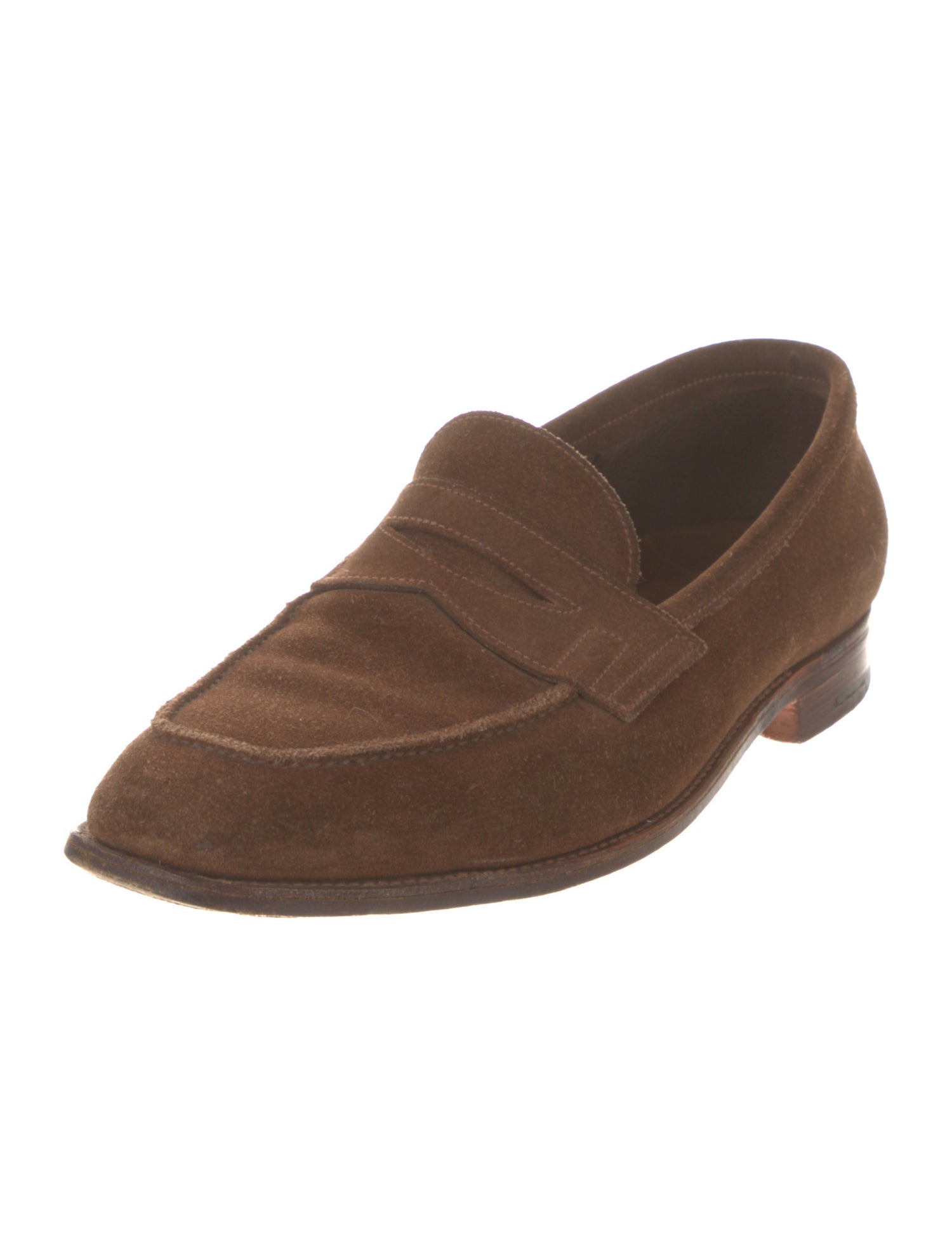 John Lobb Suede Dress Loafers