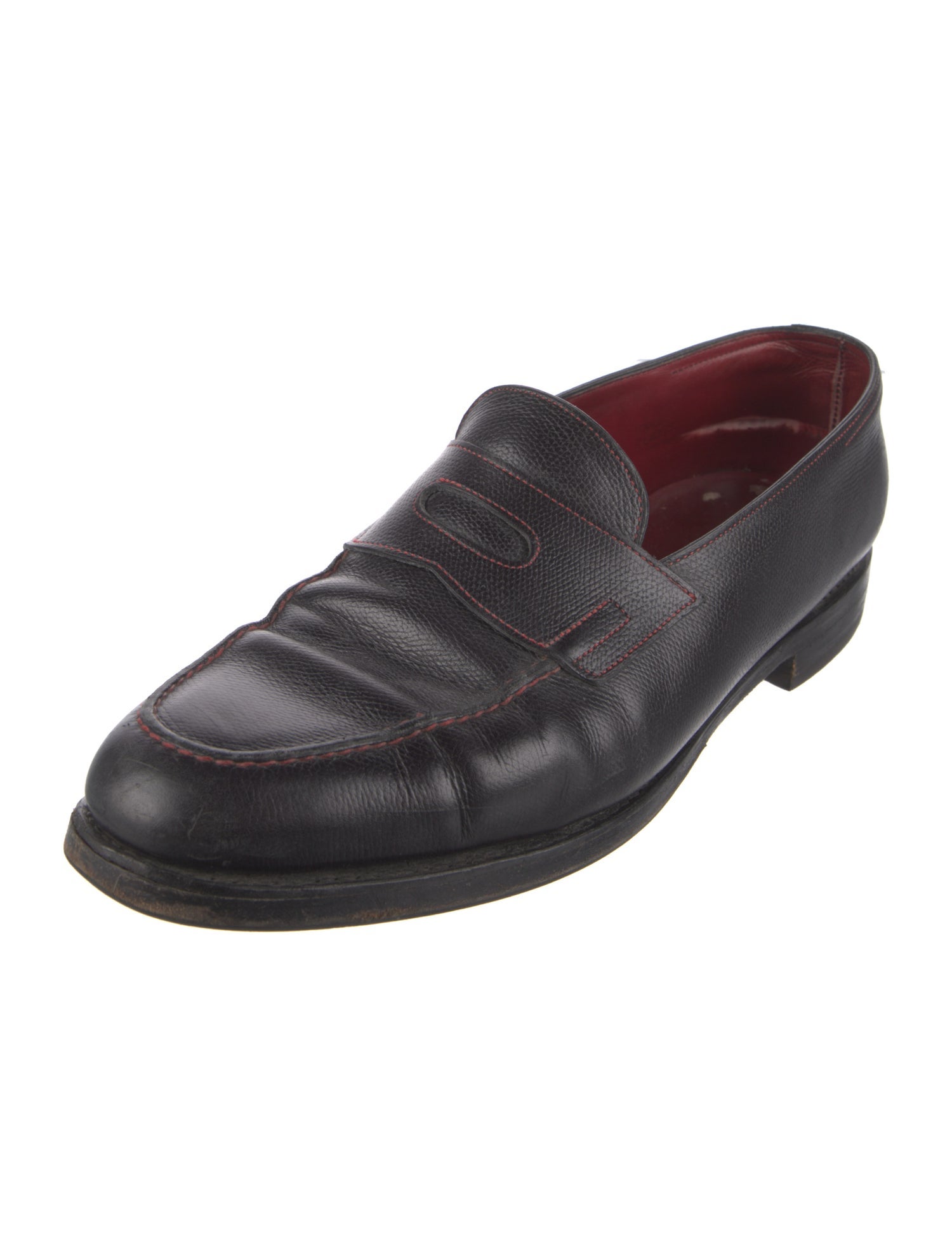 John Lobb Leather Loafers
