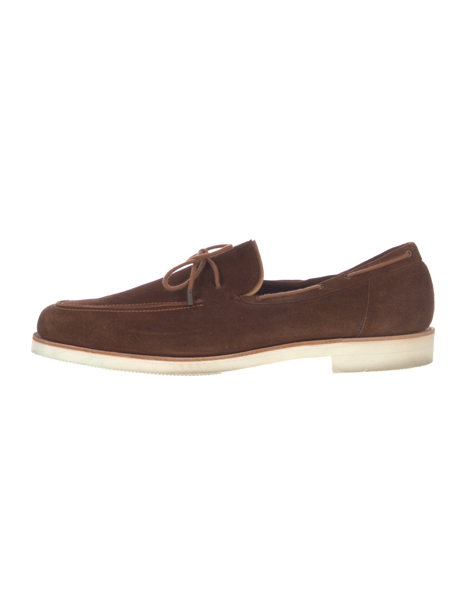 John Lobb Suede Boat Shoes