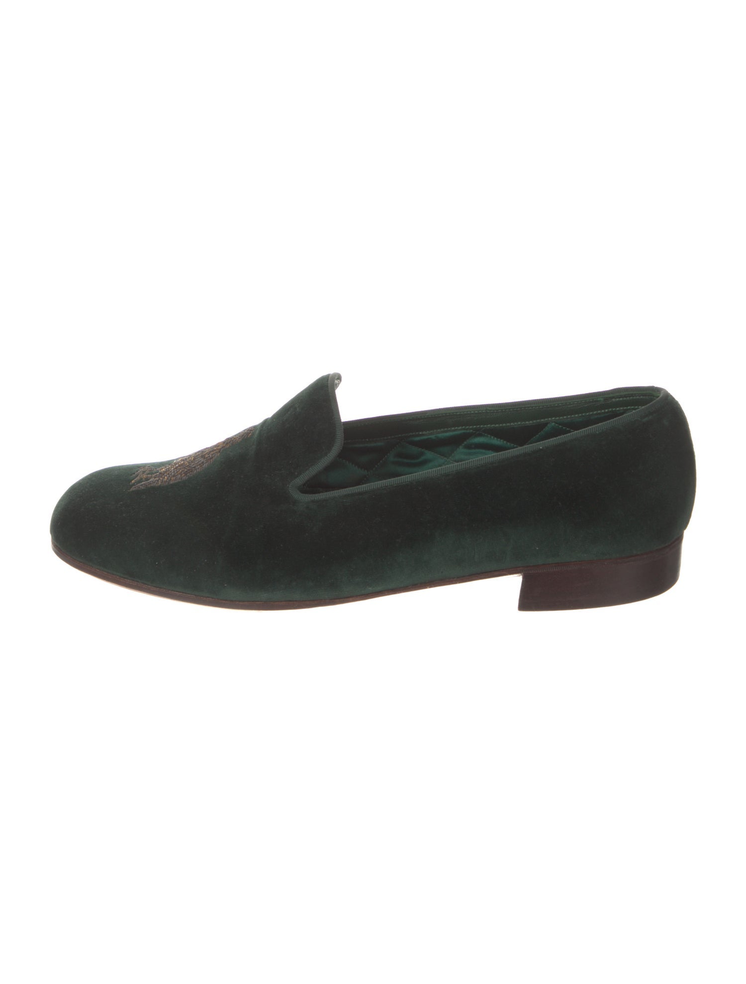 John Lobb Velvet Loafers