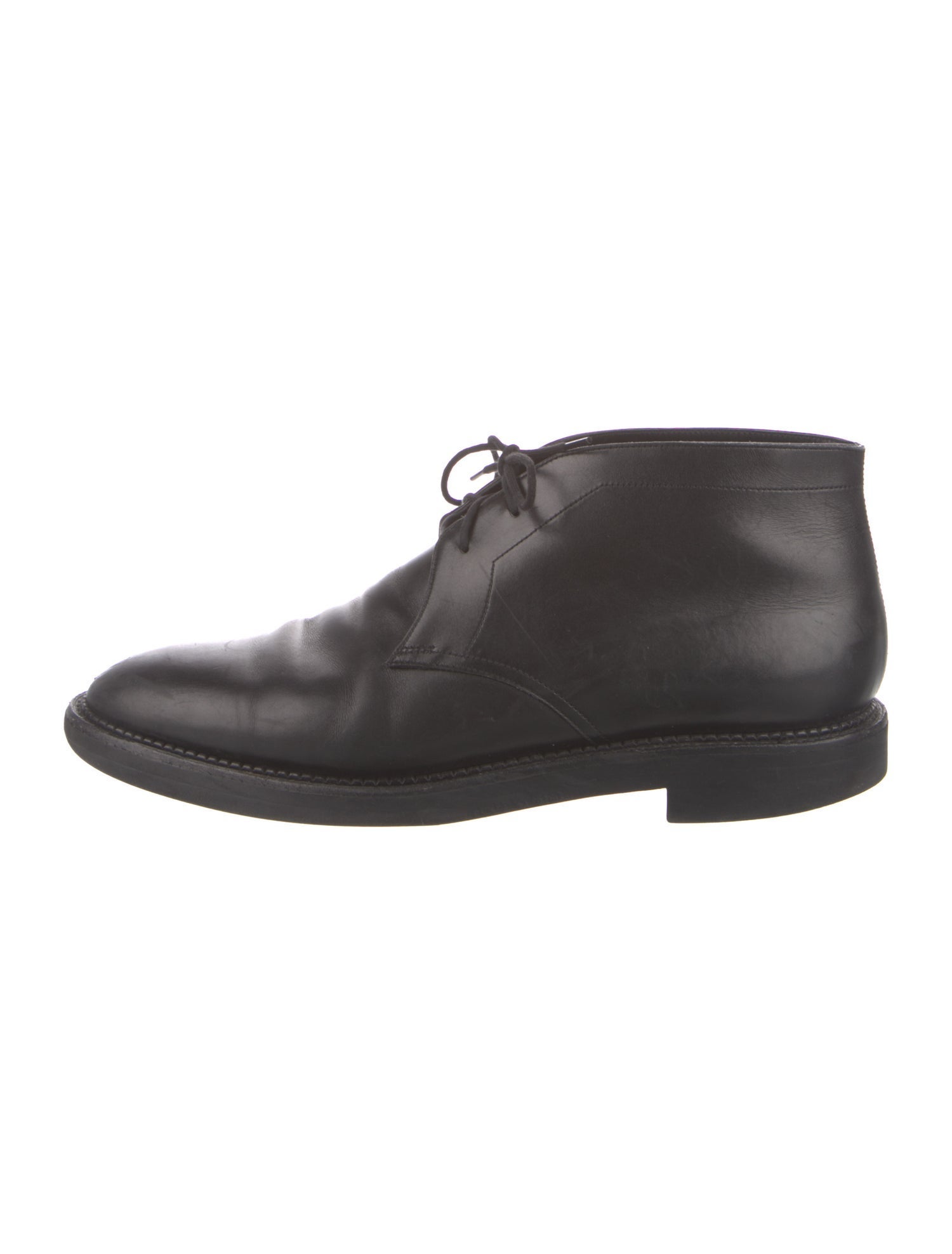 John Lobb Leather Lace-Up Boots
