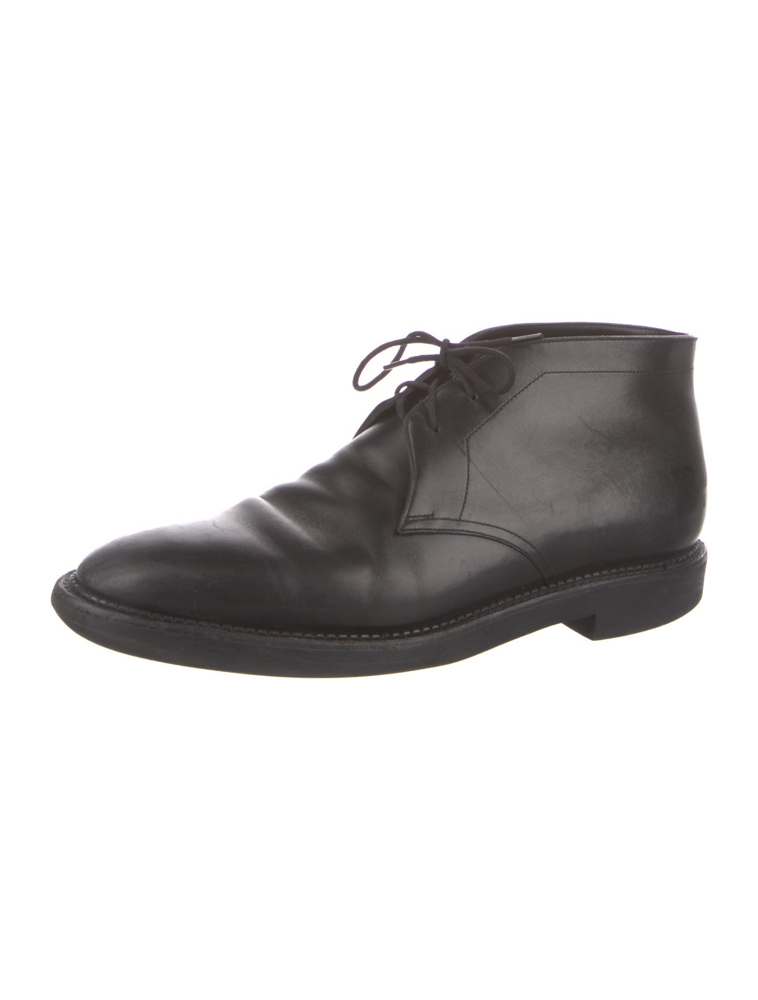 John Lobb Leather Lace-Up Boots