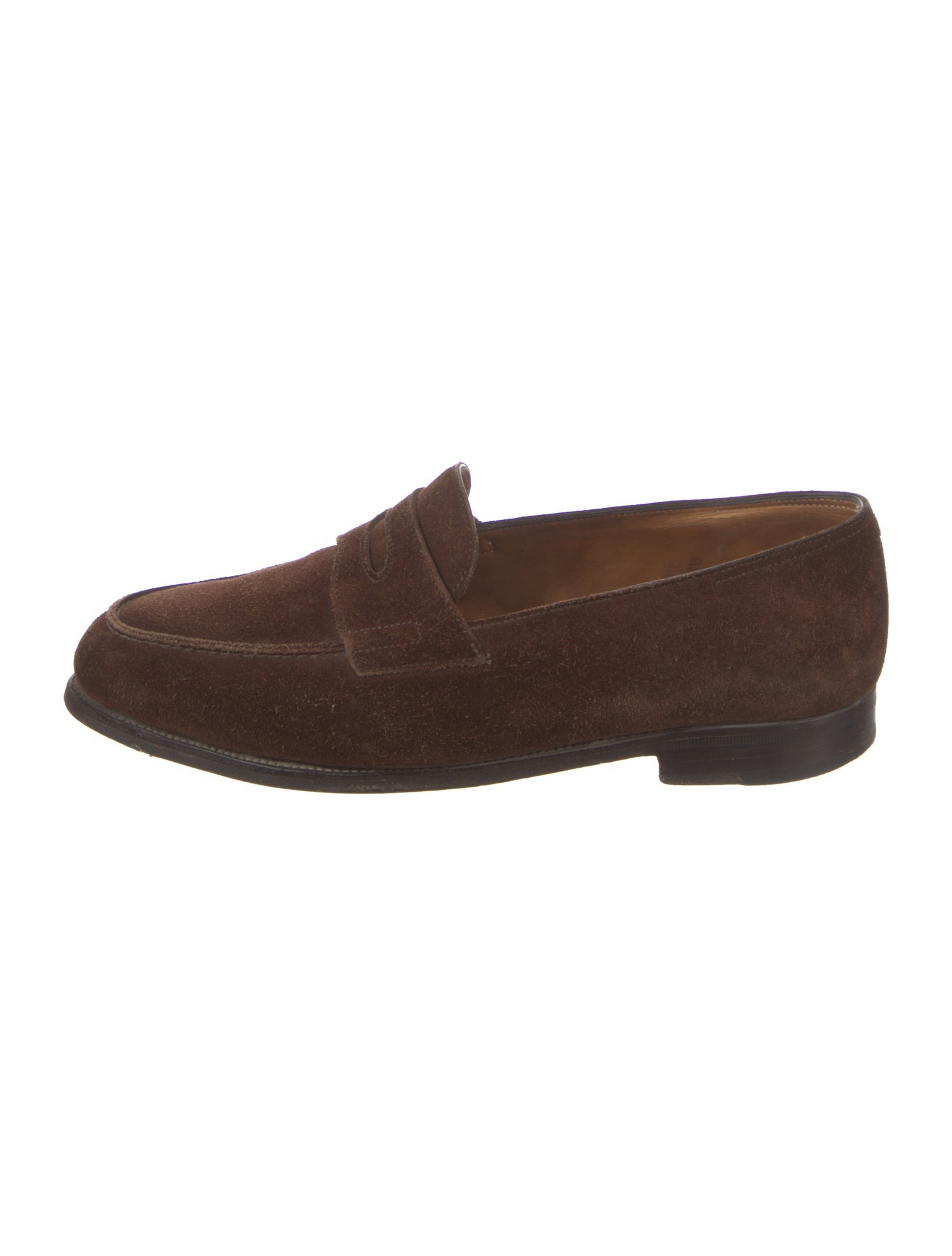 John Lobb Suede Dress Loafers