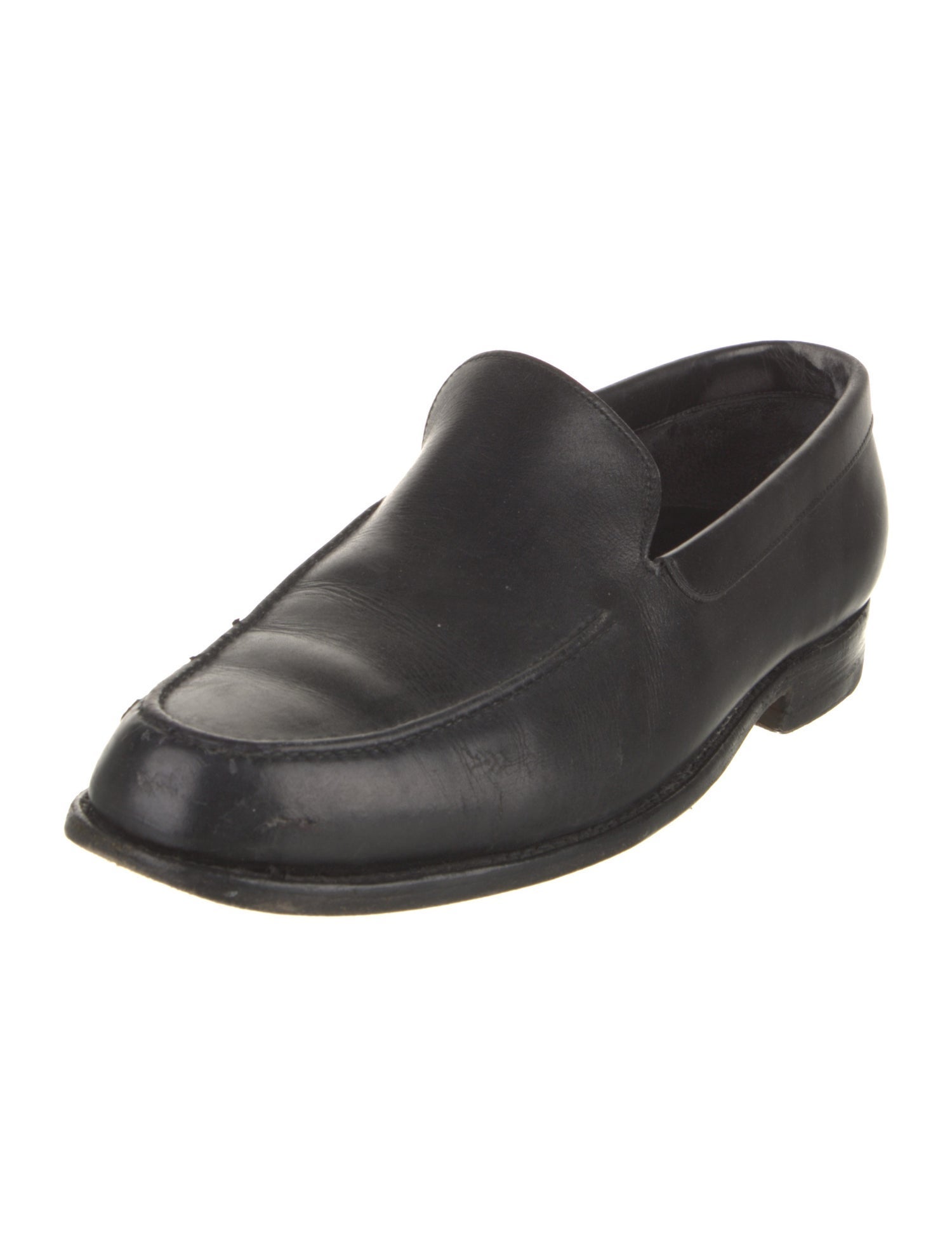 John Lobb Leather Dress Loafers
