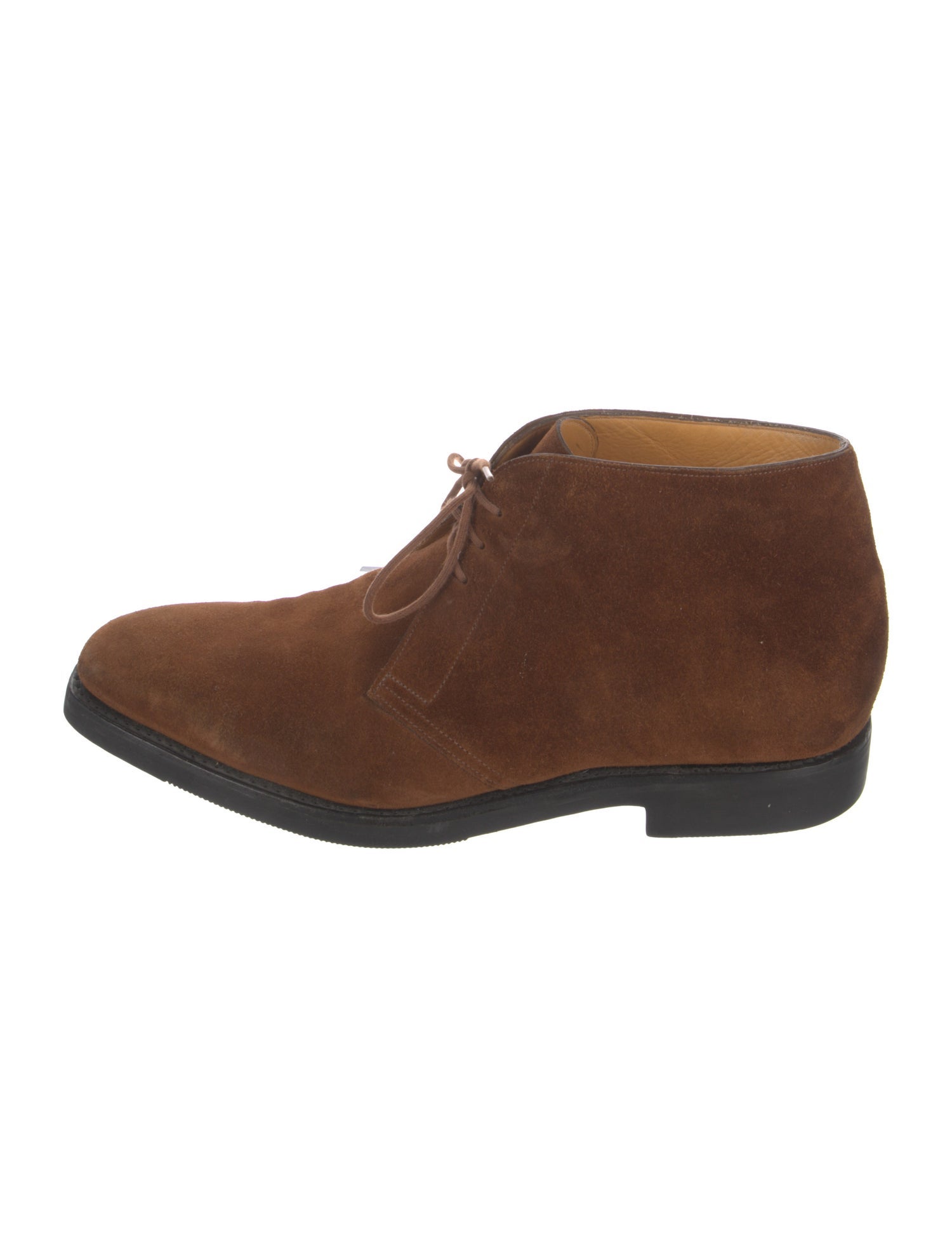 John Lobb Suede Lace-Up Boots