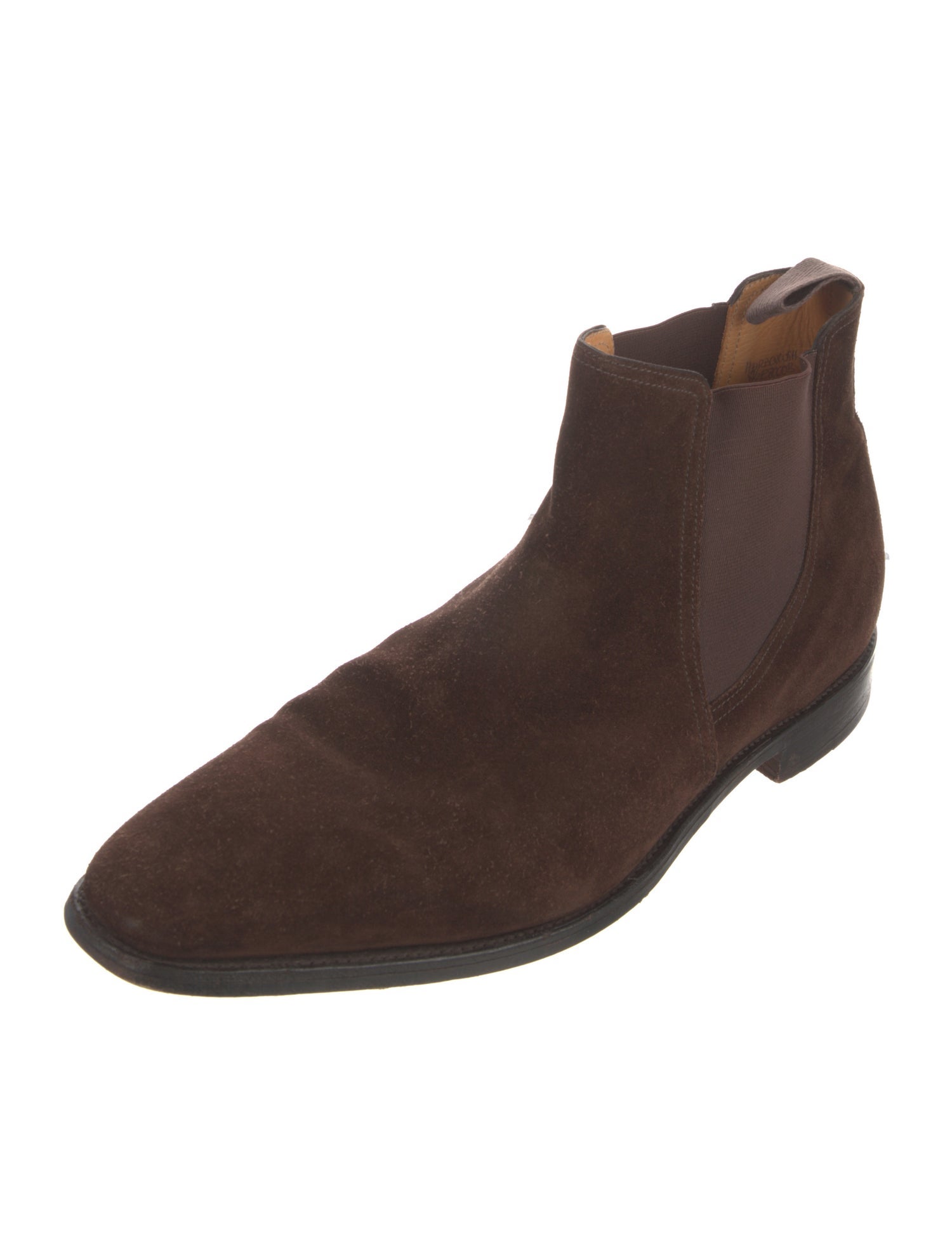 John Lobb Suede Chelsea Boots