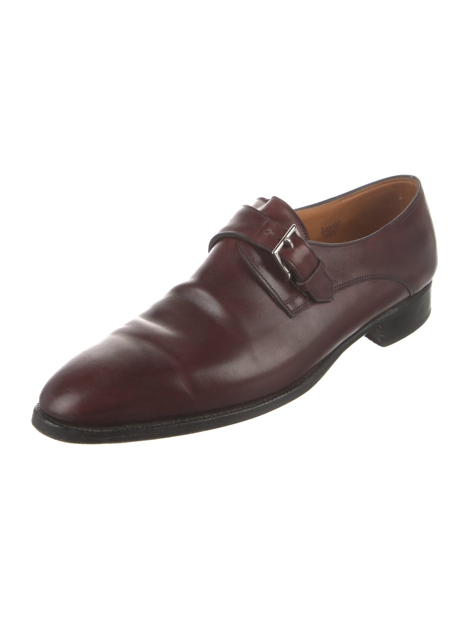 John Lobb Leather Monk Straps