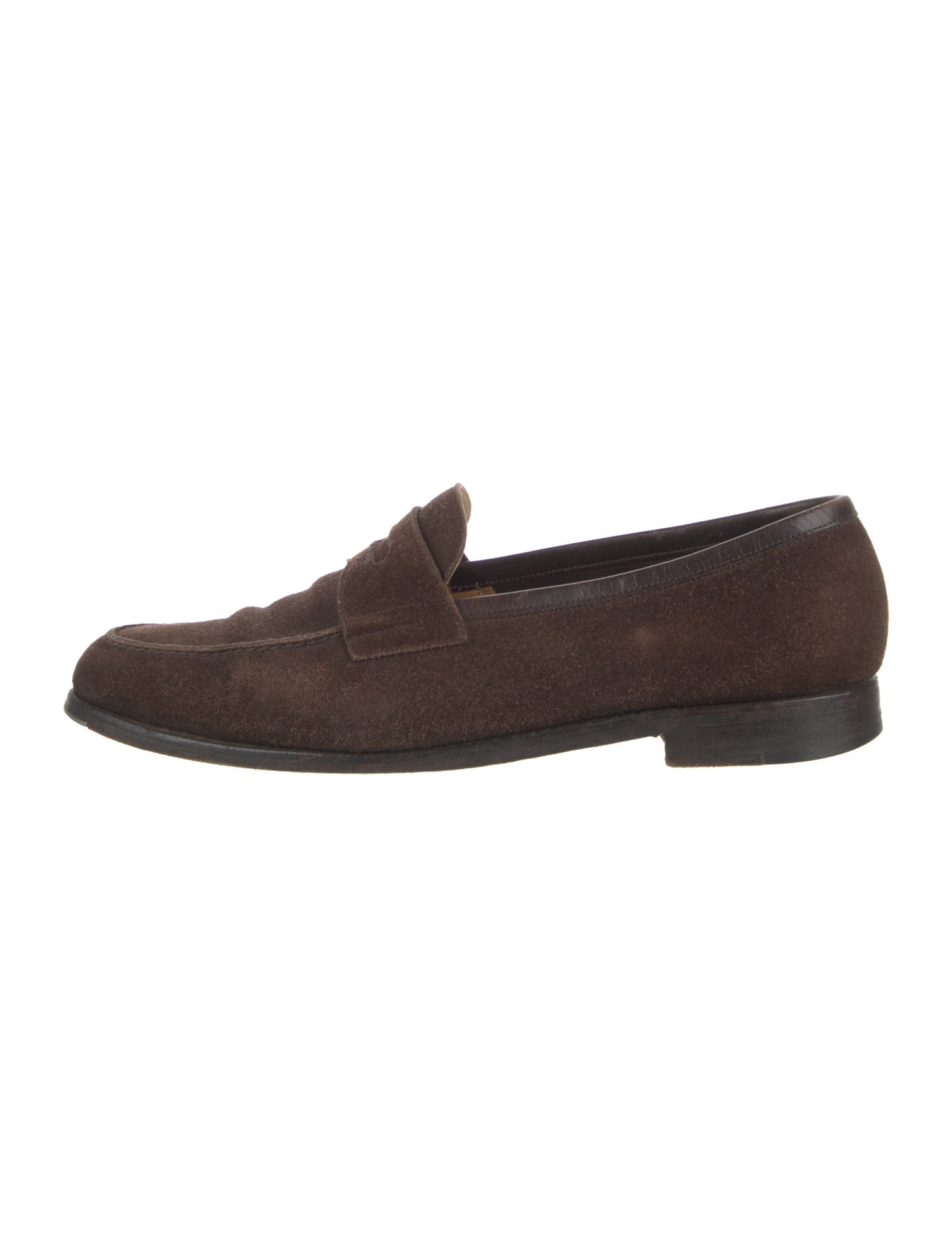 John Lobb Suede Dress Loafers