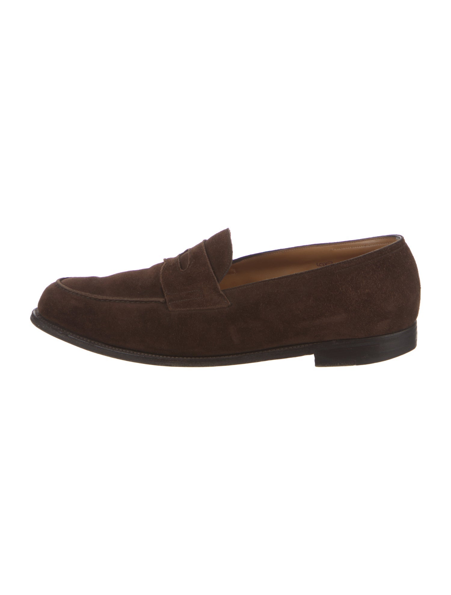 John Lobb Suede Dress Loafers