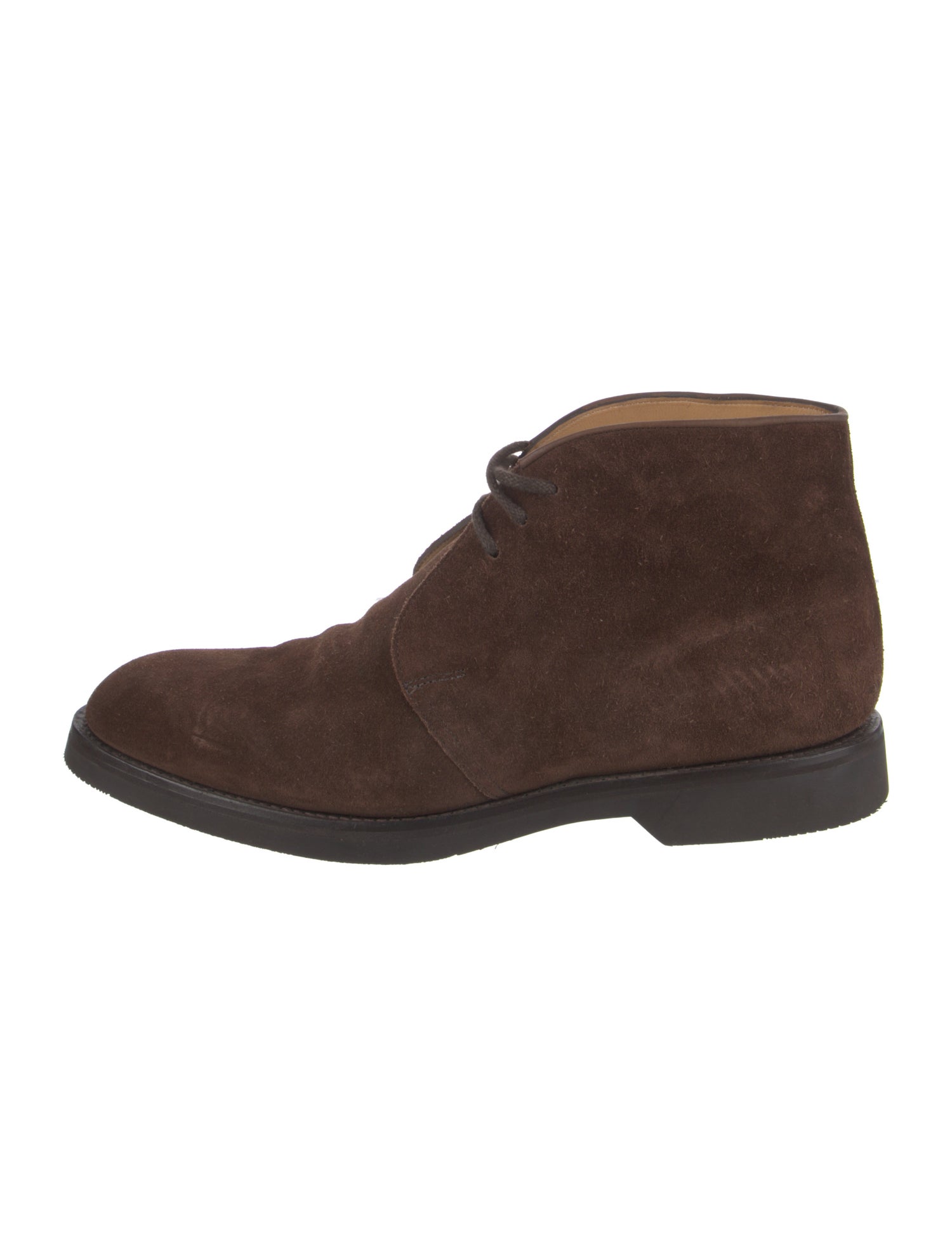 John Lobb Suede Lace-Up Boots