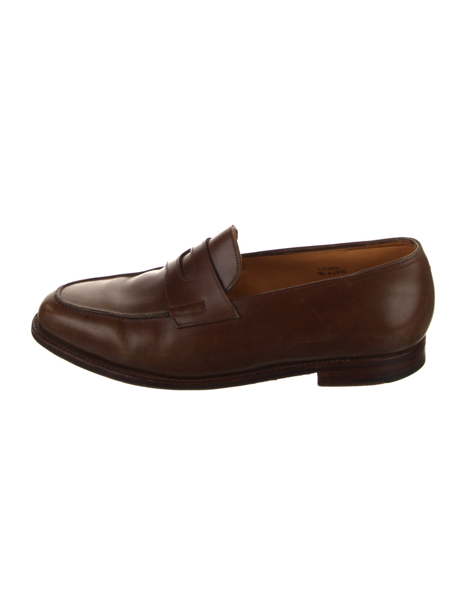 John Lobb Leather Dress Loafers