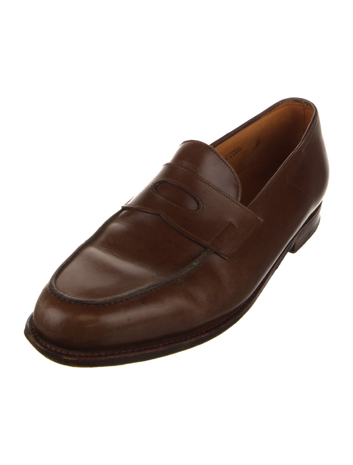 John Lobb Leather Dress Loafers