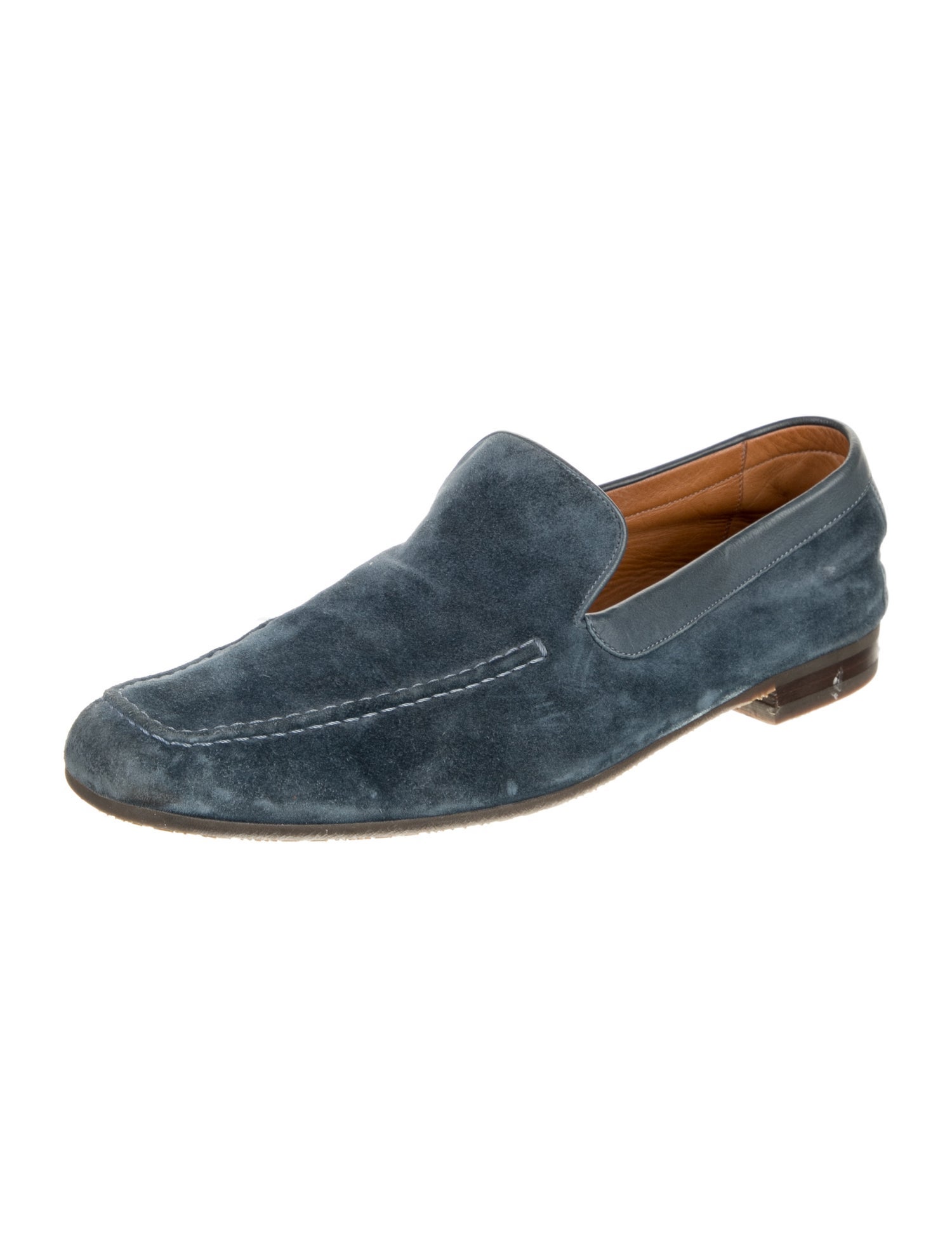John Lobb Suede Dress Loafers