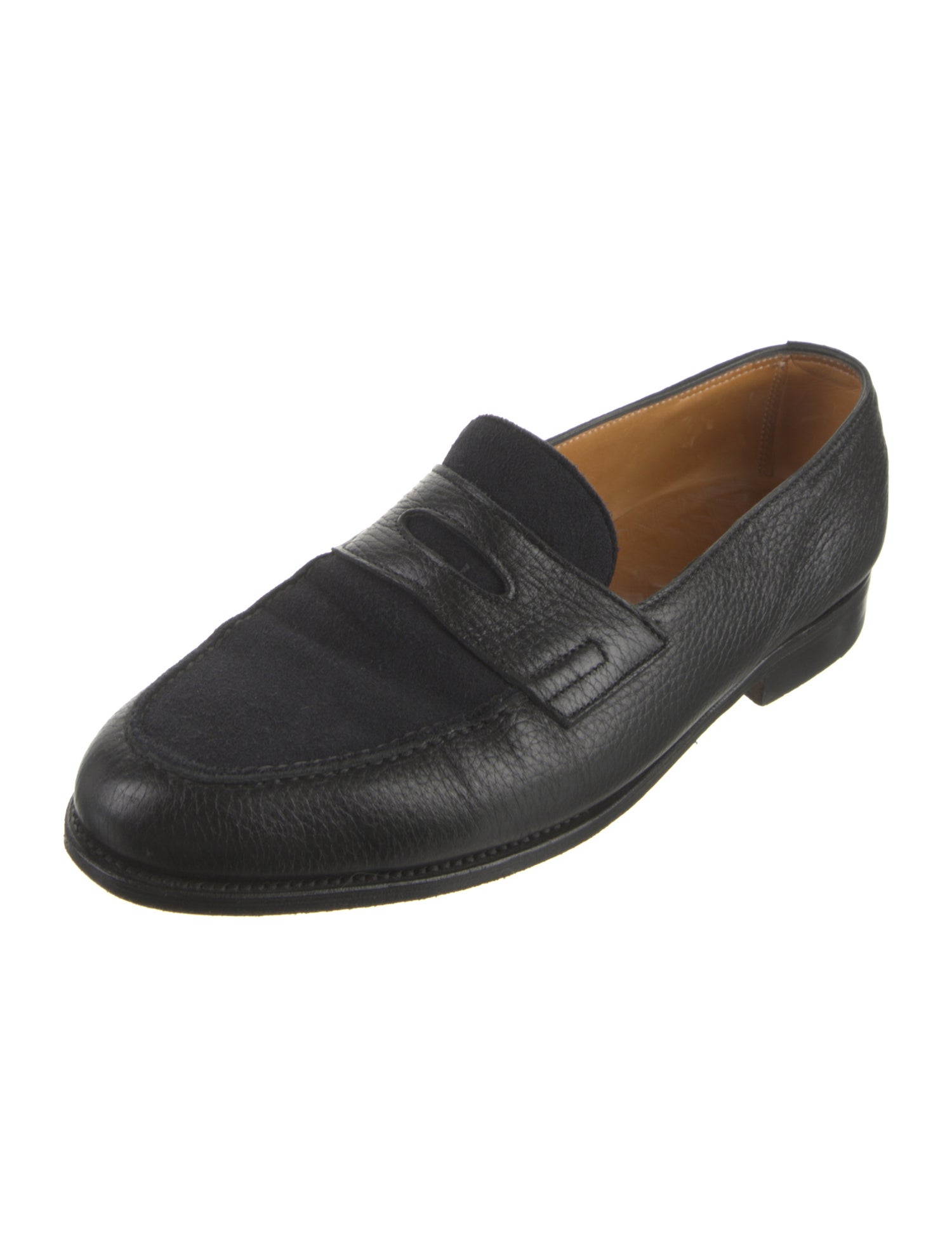 John Lobb Leather Dress Loafers
